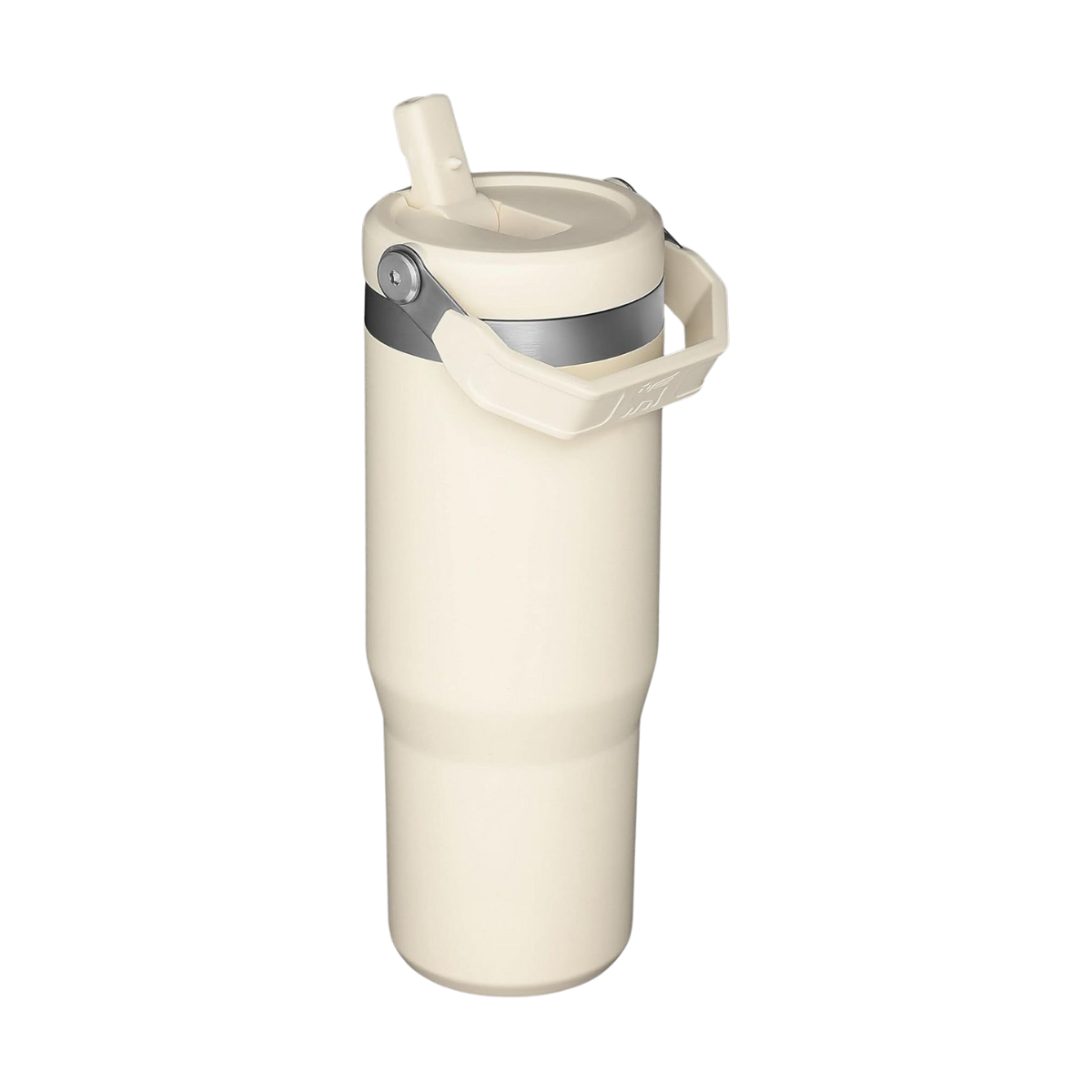 IceFlow Flip Straw Tumbler 30 OZ - Cream