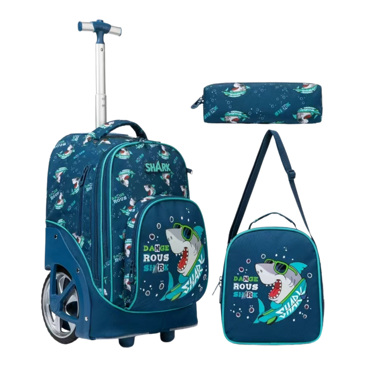 Kids School Rolling Backpack Kit
