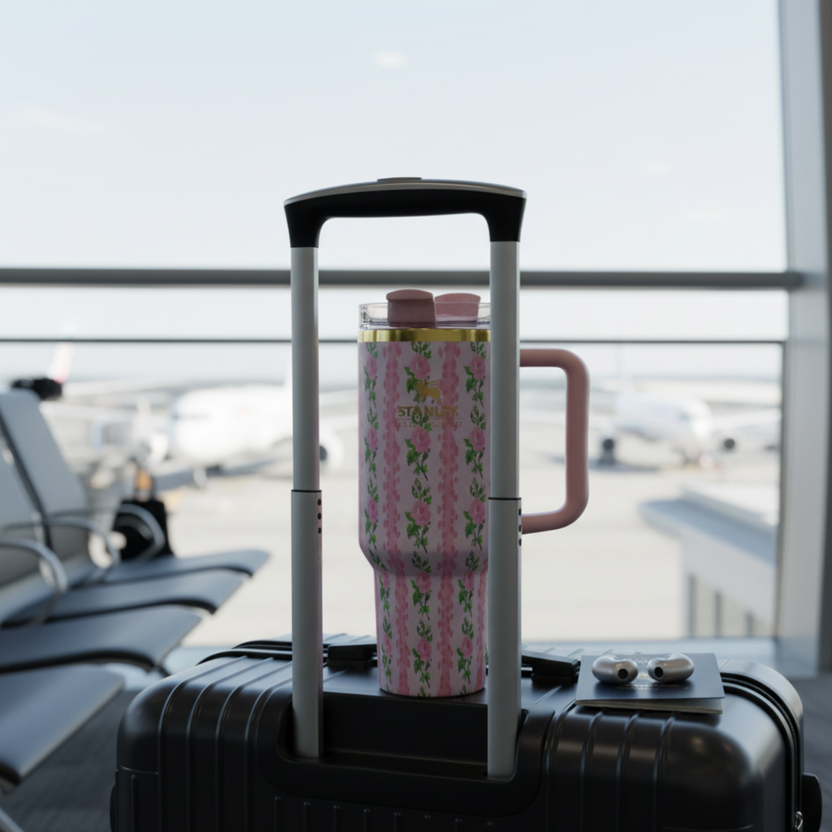 Love Shack Fancy Quencher H2.0 Flowstate Tumbler 40 OZ - Blooming Heirloom