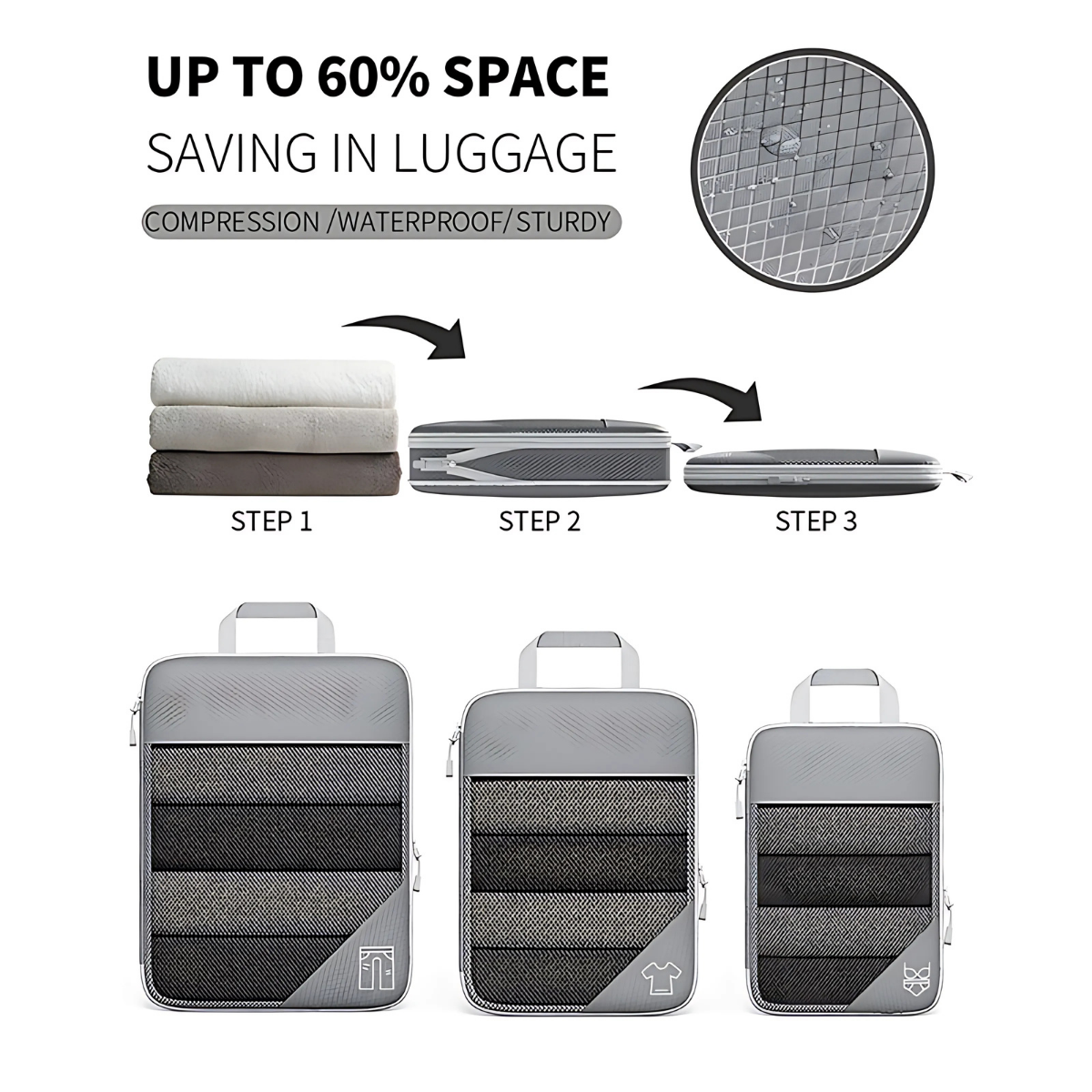 Packing Cubes 6-Pieces Set