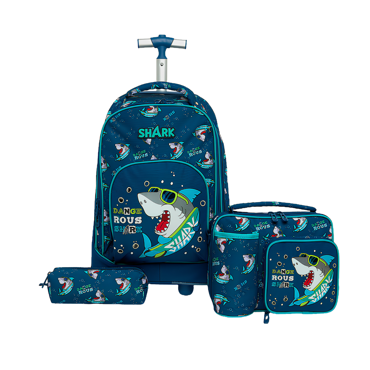 Kids School Rolling Backpack Kit
