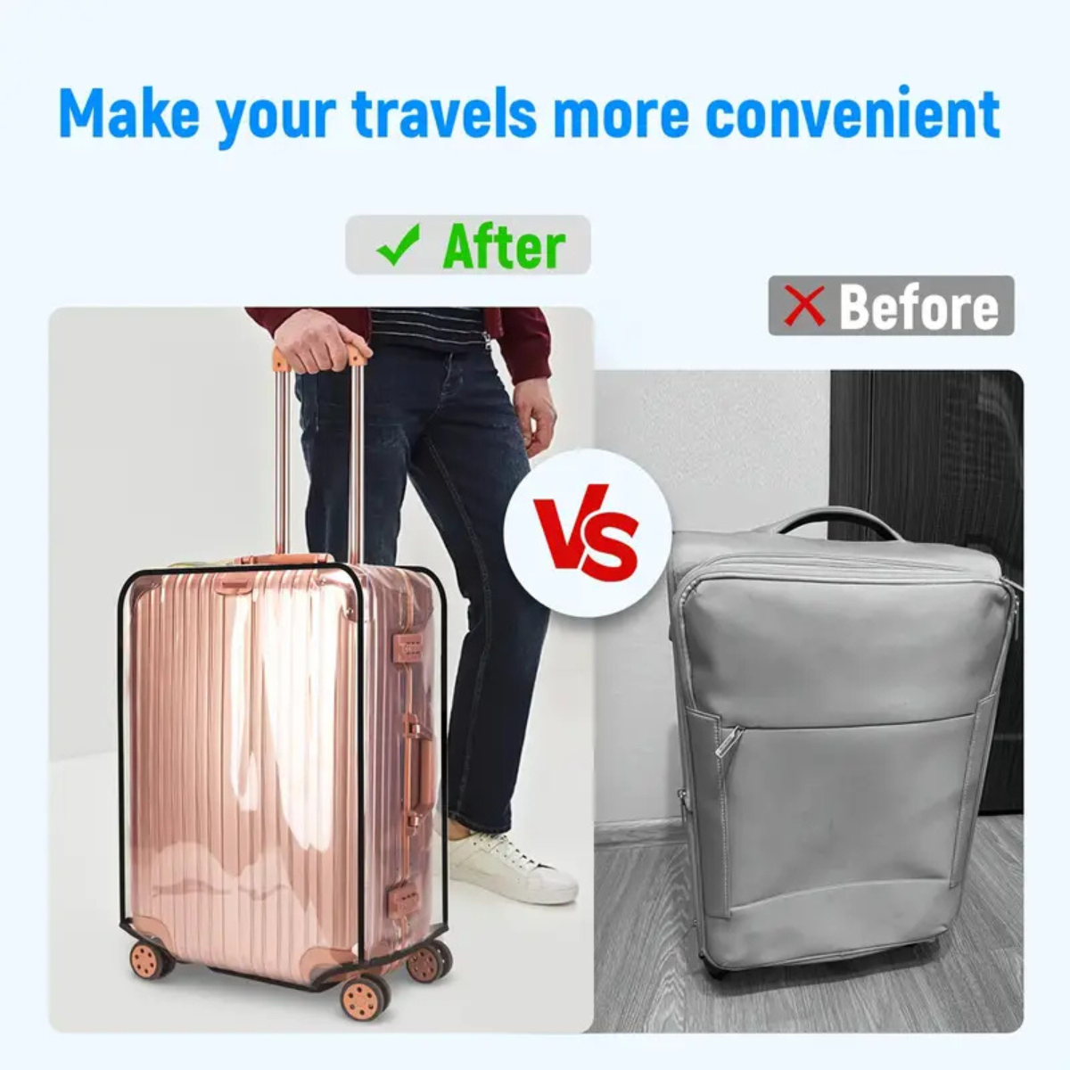 Luggage Cover PVC Transparent Protector