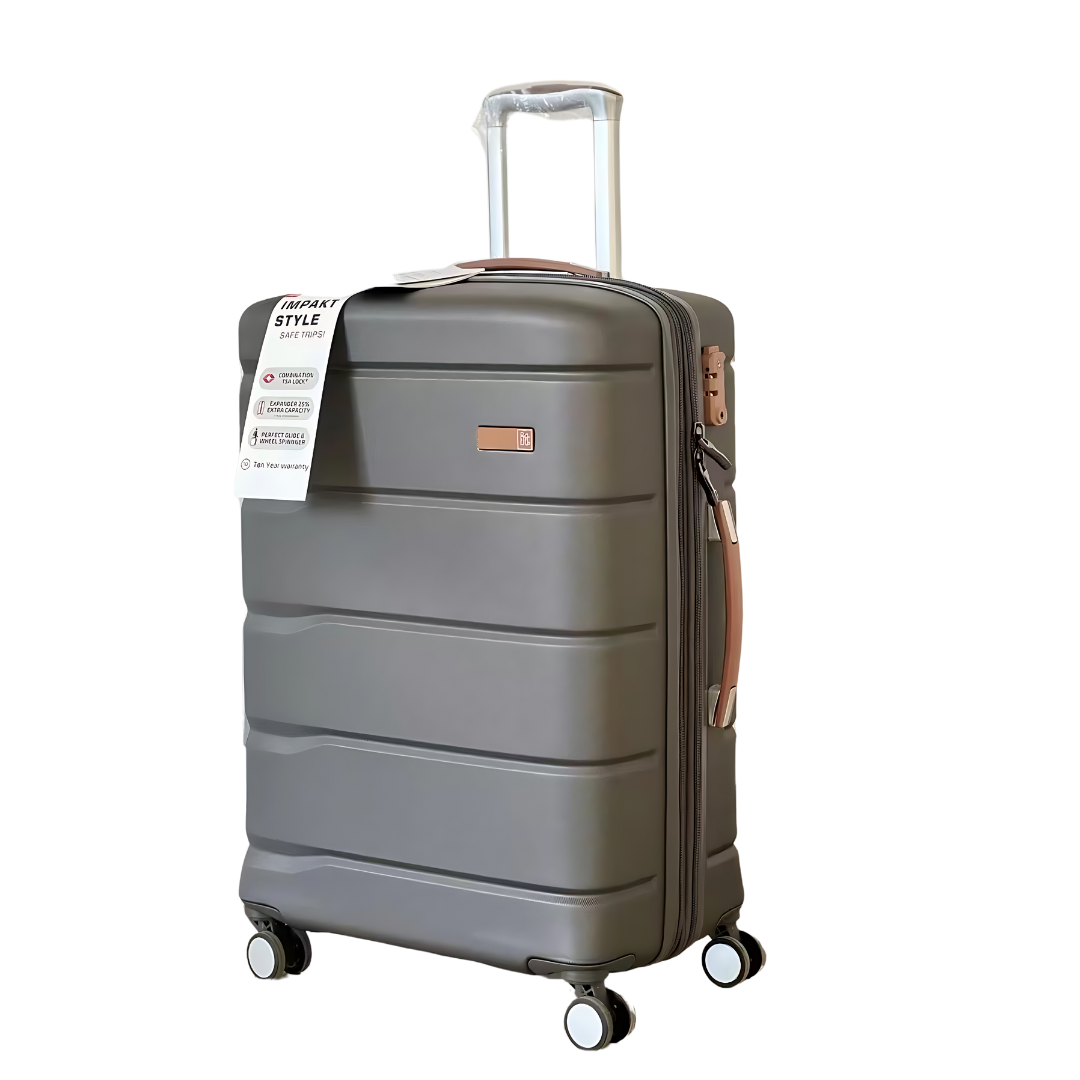 IT Luggage Impakt Style durable travel luggage in Olive