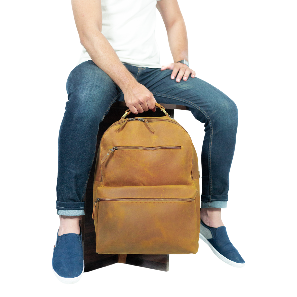 Leather Backpack