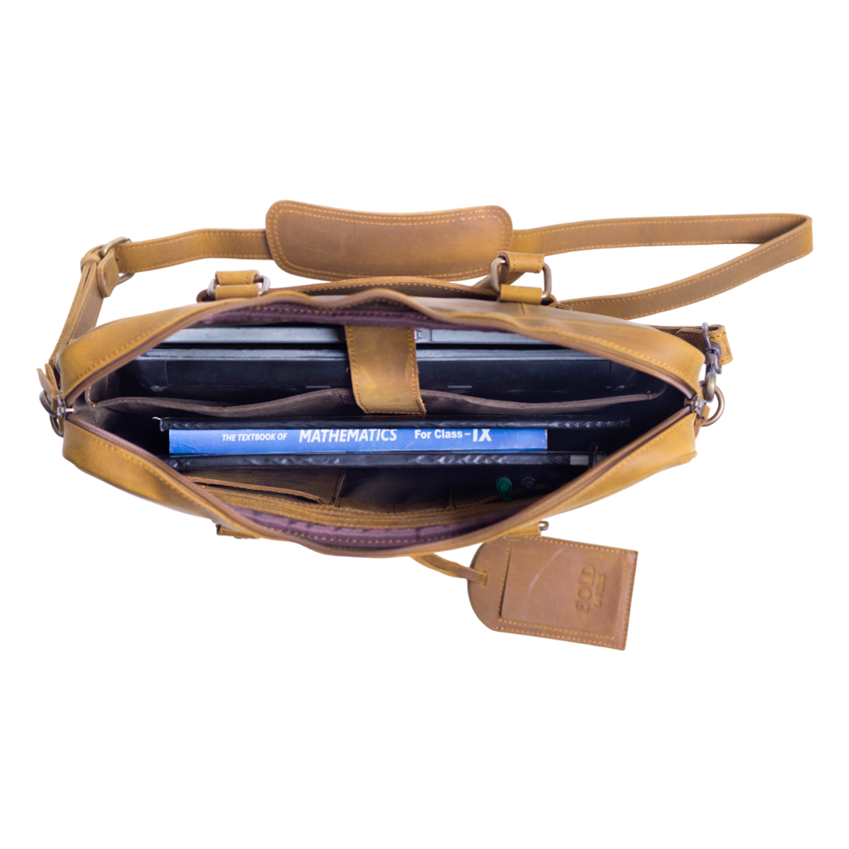 Leather Messenger Bag