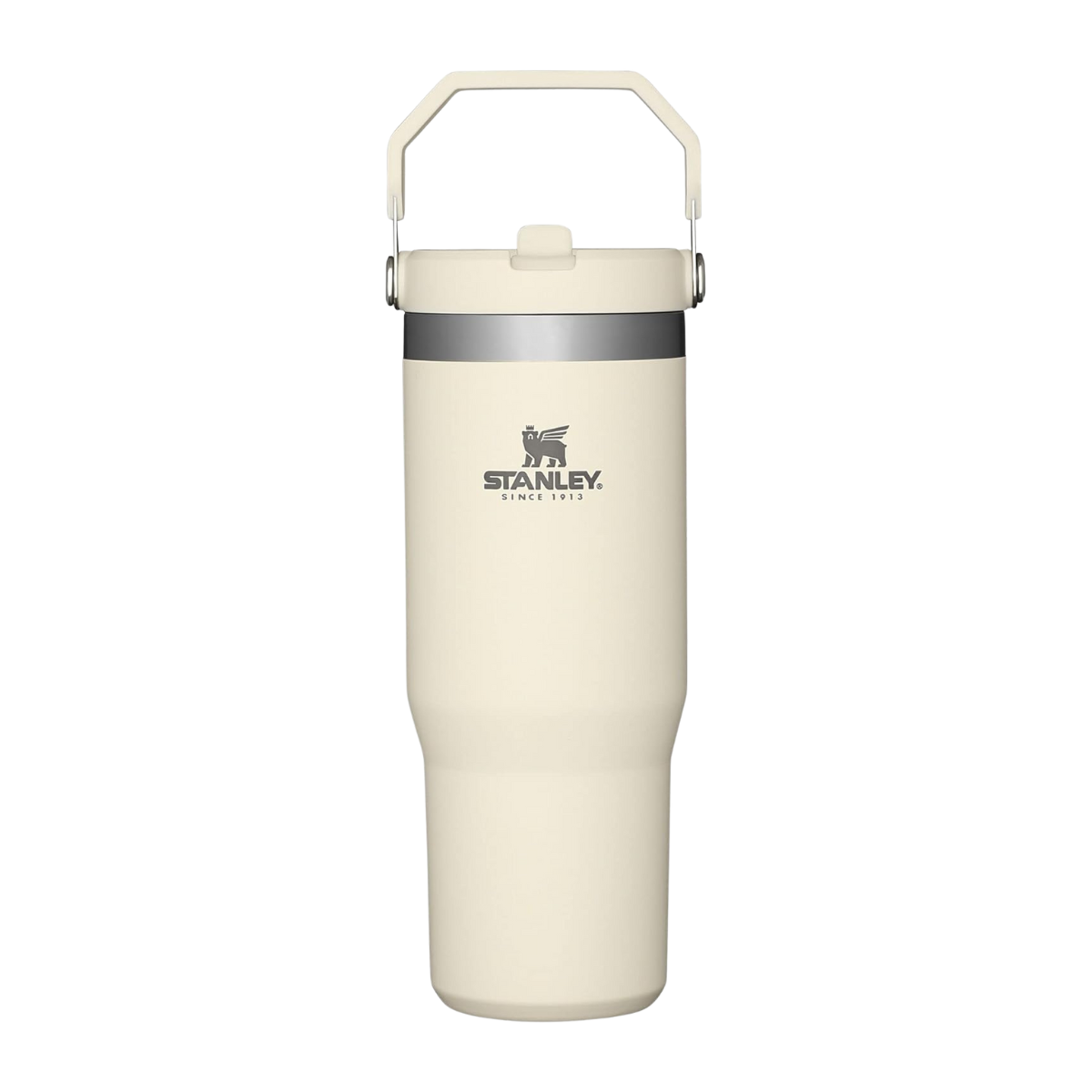 IceFlow Flip Straw Tumbler 30 OZ - Cream