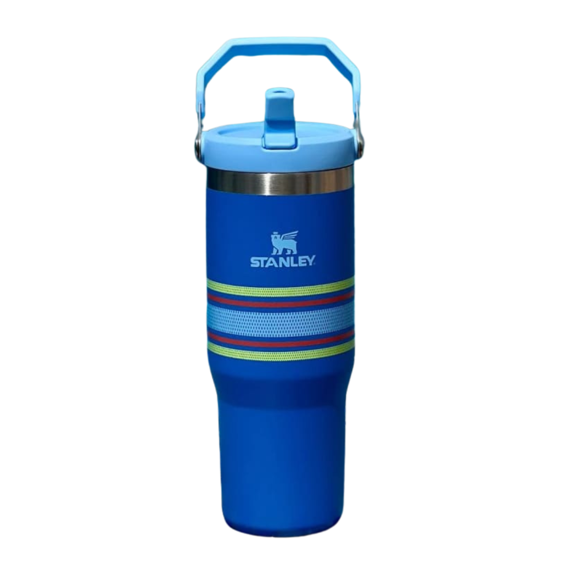 IceFlow Flip Straw Tumbler 30 OZ - Azure Blue