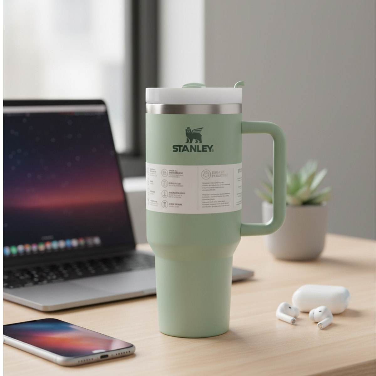 Quencher H2.0 Flowstate Tumbler 40 OZ - Green