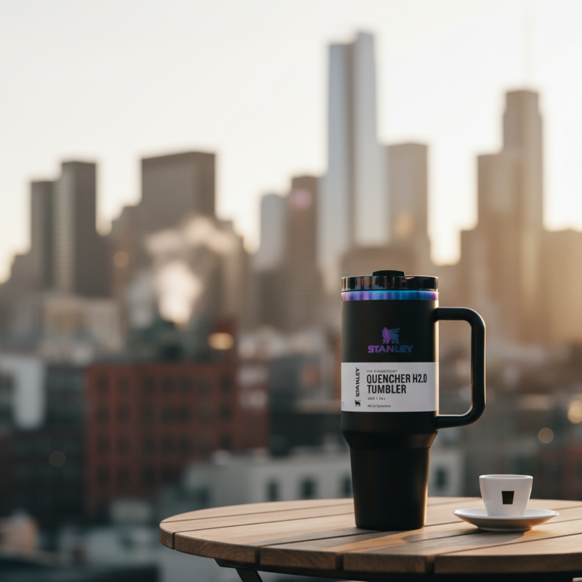 Quencher H2.0 Flowstate Tumbler 40 OZ - Black Chroma