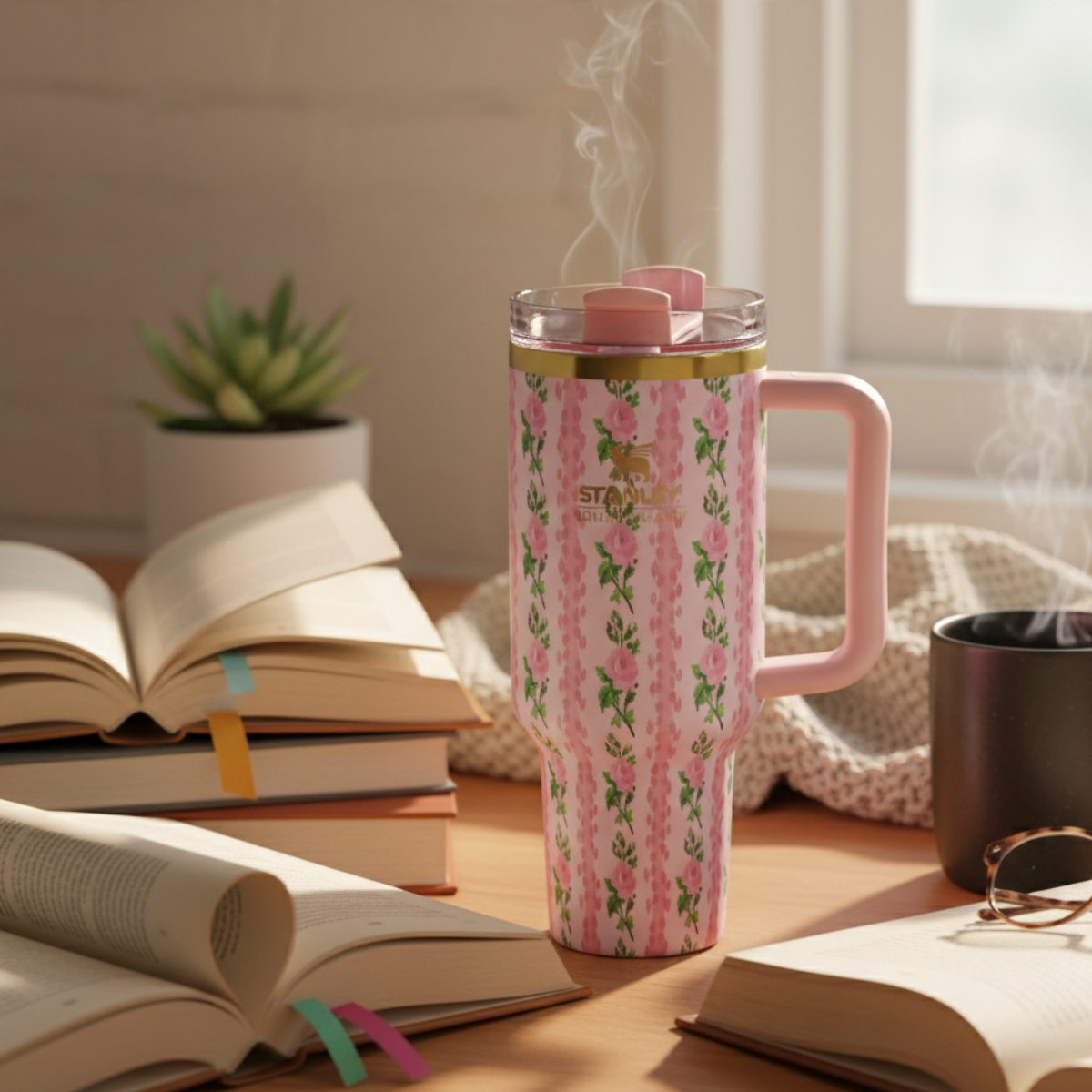 Love Shack Fancy Quencher H2.0 Flowstate Tumbler 40 OZ - Blooming Heirloom