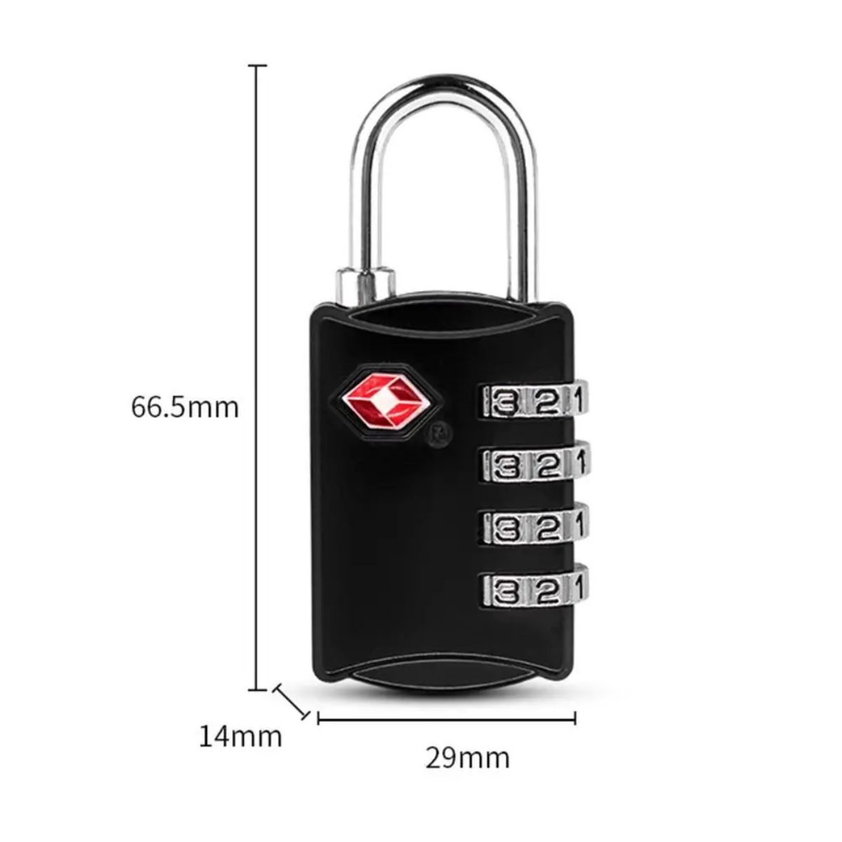 TSA Approved 4-Digit Combination Lock